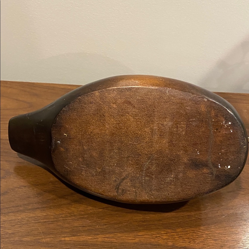 Handcrafted Wooden Duck decoy - Brown - Picture 5 of 8